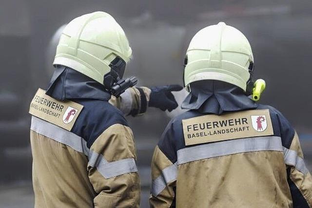 Zahl der Einstze fr die Feuerwehr im Baselbiet steigt