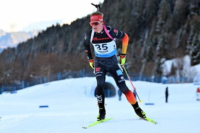 Fabian Kaskel vom SC Todtnau erreicht Podium beim IBU-Junior-Cup