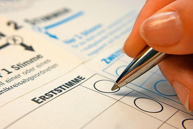 Bundestagswahl Wahlkreis Offenburg