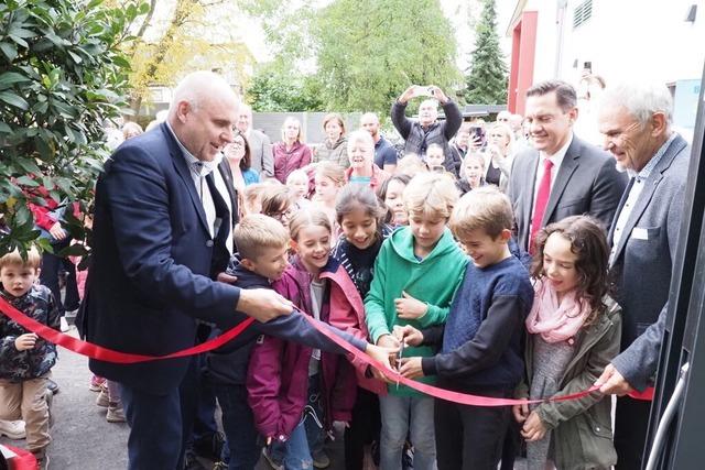 Grundschule in Emmendingen zentraler Bestandteil der neuen Ortsmitte des Emmendinger Ortsteils Mundingen