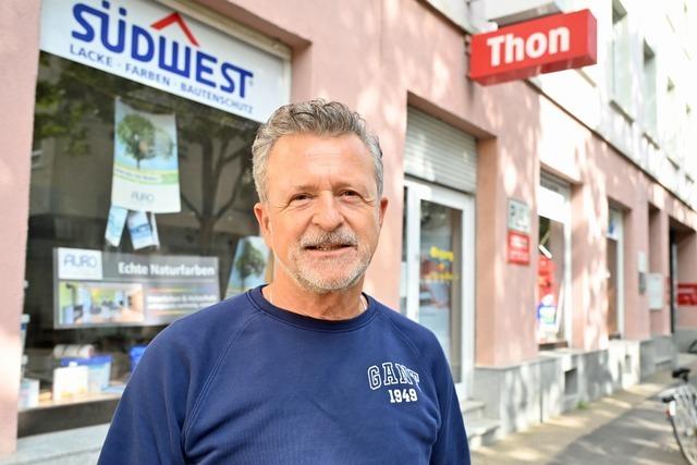 Farbenfachhandel Farben Thon in Freiburg schliet - nach ber 125 Jahren