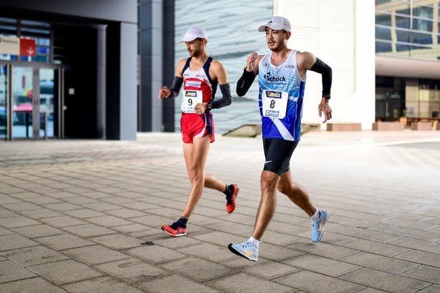 Weltklasse-Geher zu Gast in Lahr: Nathaniel Seiler und Robert Ihly drehen ihre Runden