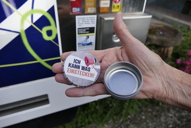 In Bad Krozingen gibt es jetzt Gratis-Aschenbecher fr die Hosentasche