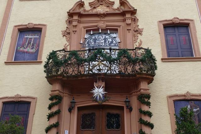 Fassade des Elztalmuseum wird zum Adventskalender mit Schlerkunst