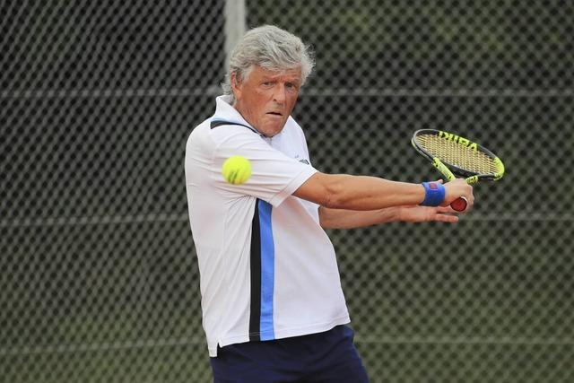 Bernd Martin aus Lrrach ist der beste Tennisspieler der Welt in seinem Alter