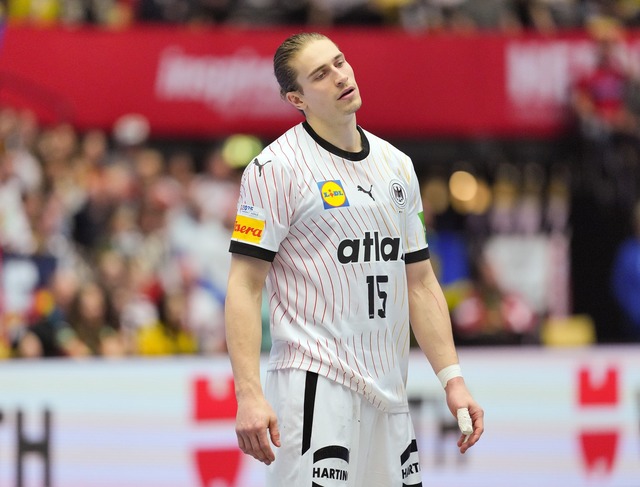 Juri Knorr fehlt den deutschen Handballern im WM-Spiel gegen Italien.  | Foto: Soeren Stache/dpa