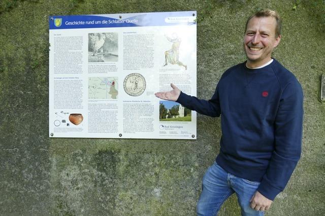 Schlatts neuer Ortsvorsteher Stephan Zeller ist begeistert von seinem Ort