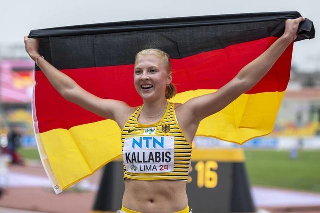 Die Freiburgerin Jolanda Kallabis trotzt mit Bronze bei der U-20-WM allen Widerstnden