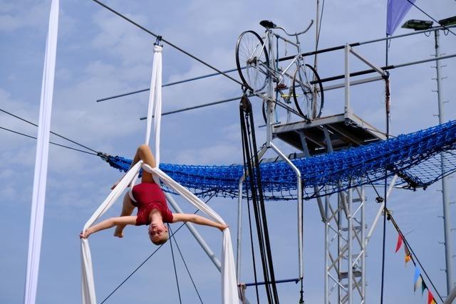 Beim Circus Paletti in Ettenheim zeigen Amateure ihr Knnen in der Manege