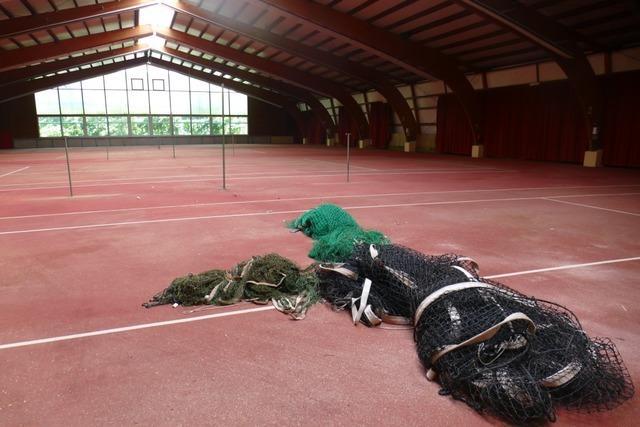 Die Tennishalle Nimburg soll vom Sorgenkind zum Musterschler werden