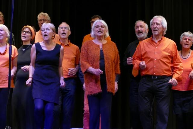 Die Virtuos Voices luden sich Gste aus Oberried und Waldkirch zu ihrem Jahreskonzert nach Simonswald ein