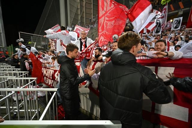 SC-Freiburg-Fan musste beim Playoff-Hinspiel in Lens wegen eines Steinwurfs ins Krankenhaus