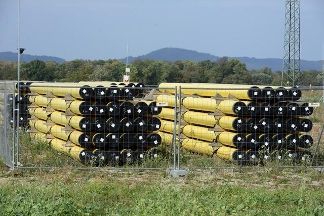 Im Streit um die Verlegung einer Gasleitung fr Dietenbach gewinnt und verliert die Stadt Freiburg vor dem Verwaltungsgerichtshof