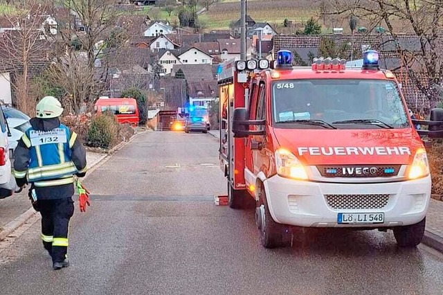 Viele Krfte waren im Einsatz.  | Foto: Feuerwehr Schliengen