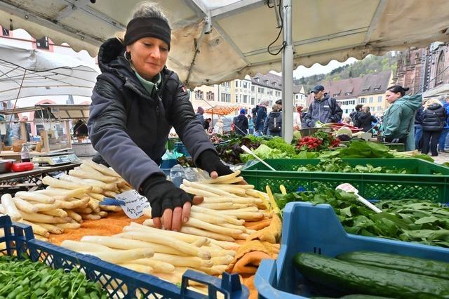 Noch ist es fr den Spargel in der Region zu nass und zu kalt – das treibt den Preis