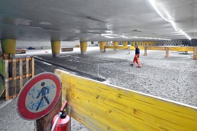 Die Sanierung der Freiburger Bahnhofsgarage gleicht einer Operation unter Hochdruck