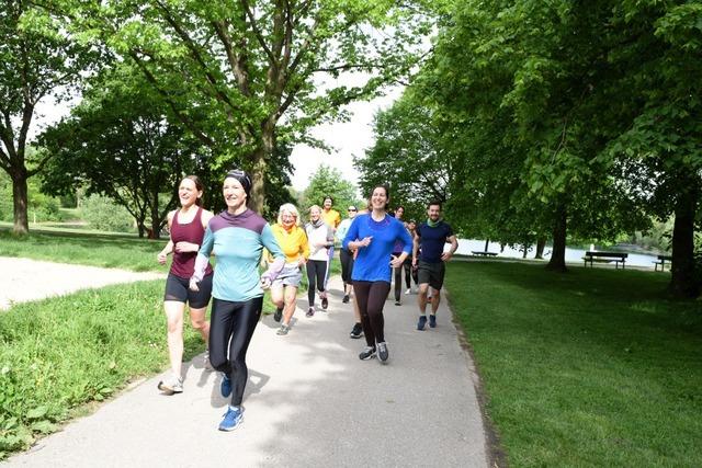 Beim Parkrun in Freiburg-Weingarten geht es nicht nur ums Laufen