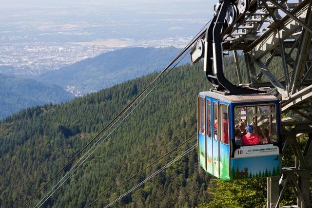 Bei der Freiburger Schauinslandbahn ist am Freitag Kindertag