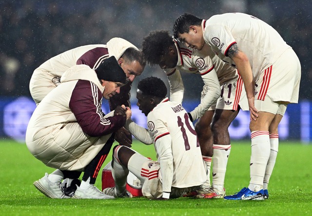 Alphonso Davies f&auml;llt beim FC Bayern erstmal aus.  | Foto: Federico Gambarini/dpa