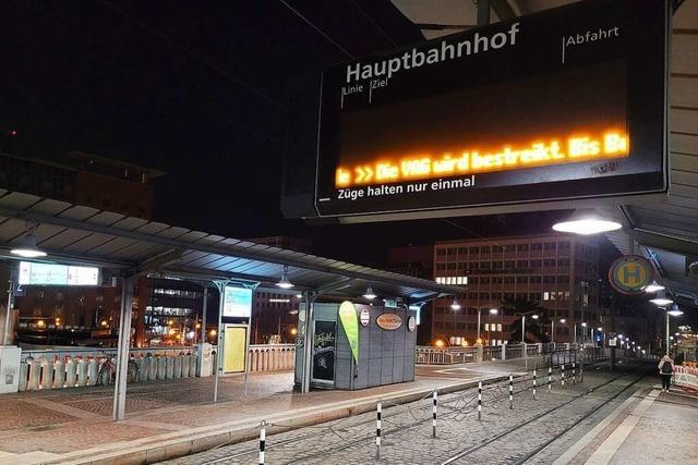 Die Gewerkschaft  Verdi hat ihren zweitgigen Streik im Freiburger Nahverkehr begonnen