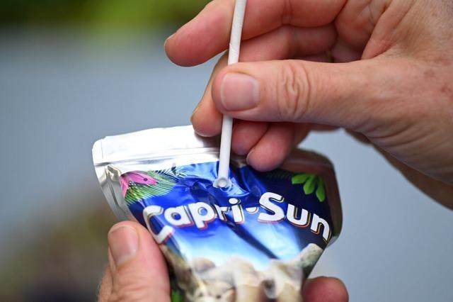 Alles im orangen Bereich: Capri-Sun will den Plastik-Trinkhalm zurckholen