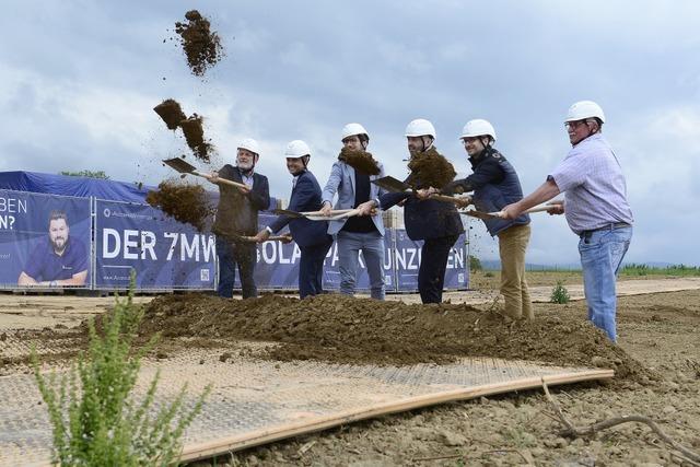 Solarpanele statt Spargel: In Munzingen entsteht Freiburgs grter Solarpark