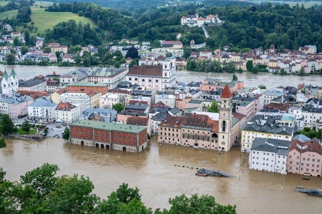 Die Hochwasserlage in Sddeutschland bleibt kritisch