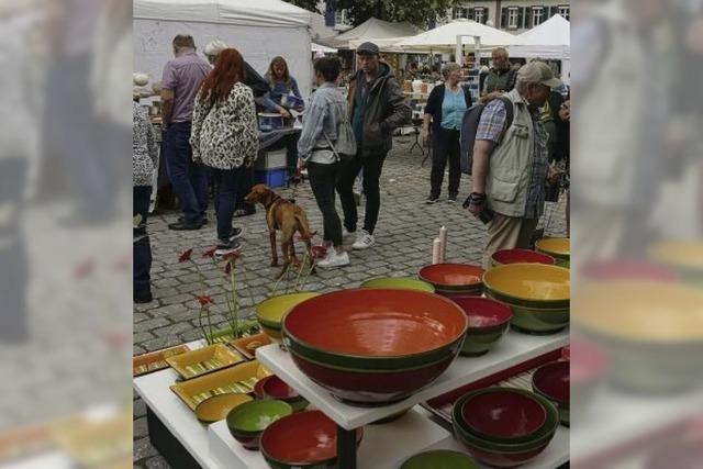 Der Keamikmarkt in Kandern findet September mit einem verkaufsoffenen Sonntag statt