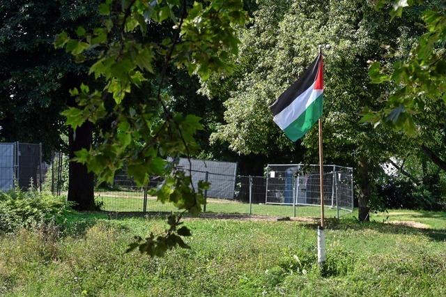 Das Freiburger Palstina-Solidaritts-Camp hat am Wochenende seine Zelte abgebrochen - vorzeitig