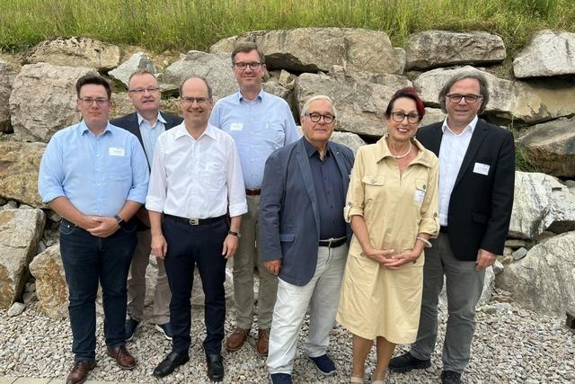 Regierungsprsdent Carsten Gabbert trifft sich in Schliengen mit Unternehmensvertretern