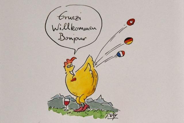 Peter Gaymanns Karikaturen in Lrrach: 