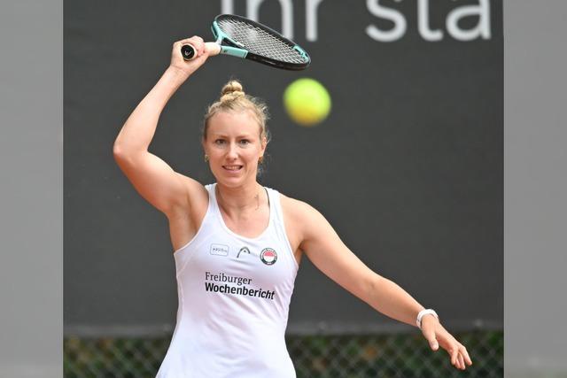 Dorothea Saar krnt ihre Tenniskarriere mit dem deutschen Meistertitel der AK 30