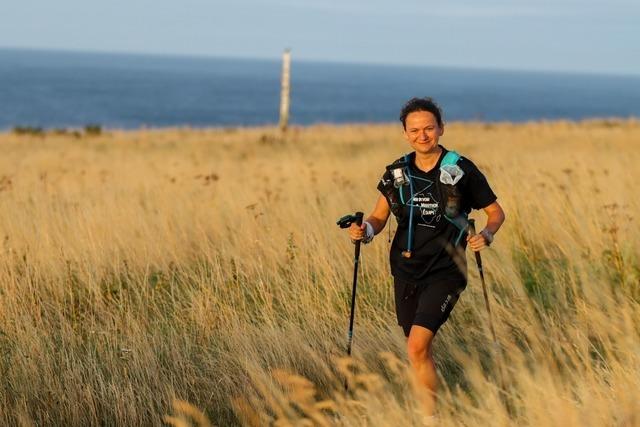 Ultraluferin Claudia Hanisch aus Freiburg ist schon zweimal quer durch Schottland gelaufen