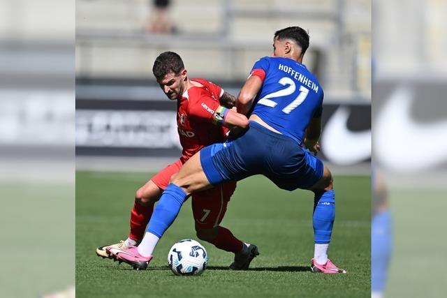 Der SC Freiburg II kassiert gegen die TSG Hoffenheim II eine herbe 1:5-Klatsche