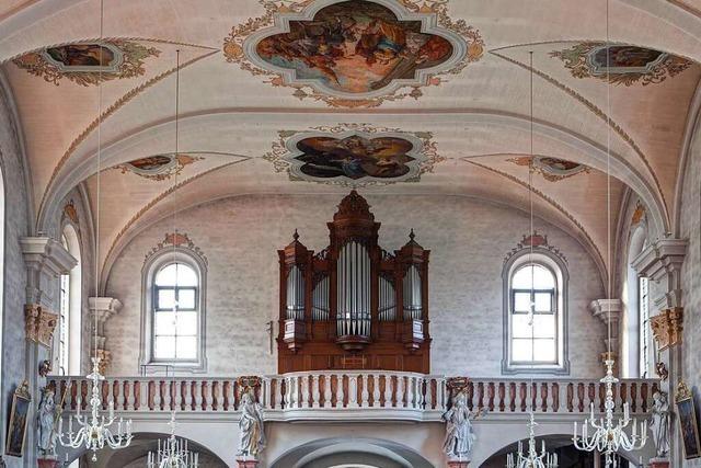 Ein Wiederhren mit Stephan Ronkov an der Walckerorgel in St. Margarethen in Waldkirch