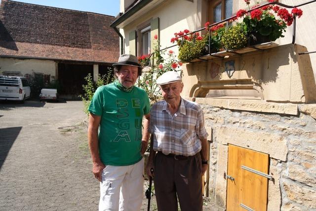 Schnecke-Fescht direkt vor der Haustr - diese Hofbesitzer in Pfaffenweiler kennen es nicht anders