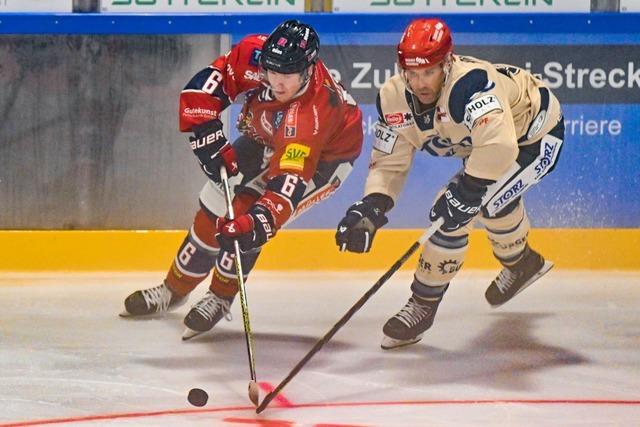 EHC Freiburg bietet im Derby gegen Schwenningen lange Paroli