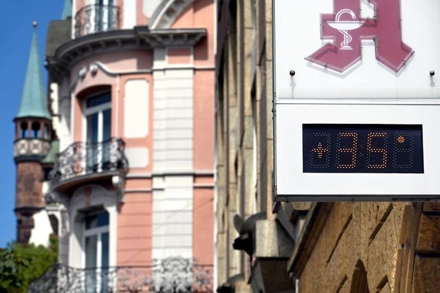 Besonders Senioren leiden unter den hochsommerlichen Temperaturen in Freiburg