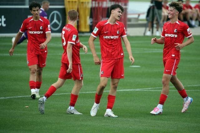 Die U19 des SC Freiburg beendet die Englische Woche mit einem weiteren Erfolg