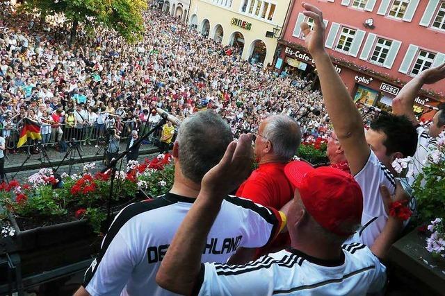 Vor 10 Jahren hatte der Gesangverein Malterdingen seinen grten Auftritt - beim Empfang fr Jogi Lw