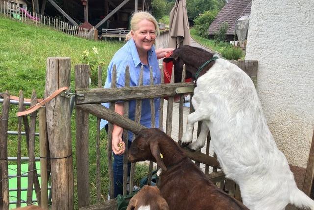 Susanne Schtzle lebt auf dem Mattenhof im Glottertal - und hat sich damit einen Traum erfllt