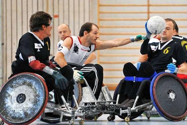 Als einer der ersten Vereine bietet der SV Waldkirch das Sportabzeichen fr Menschen mit Behinderung an