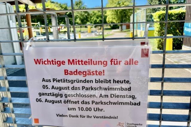 Die Ursache des tdlichen Badeunfalls im Lrracher Freibad ist unklar