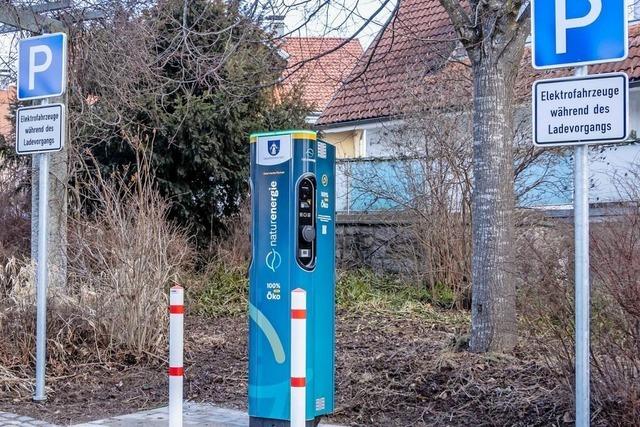 Neue E-Fahrzeug-Ladesule fr Grafenhausen