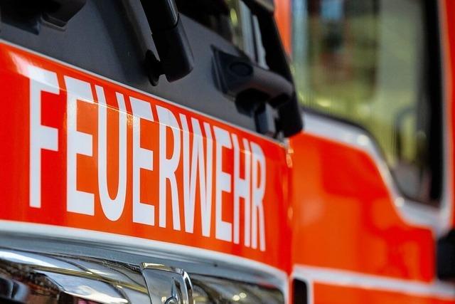 Brand dreier Gartenhtten in Endingen