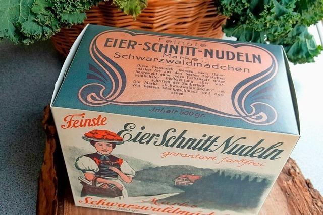 Zur 800-Jahr-Feier von Drlinbach gibt es Nudeln in historischer Packung