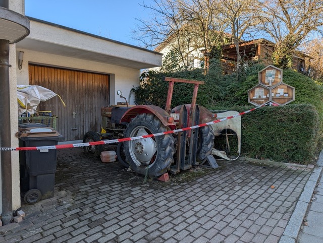 Erneut hat es in Haagen gebrannt: Dies... Feuerwehr hat Schlimmeres verhindert.  | Foto: Katharina Kubon