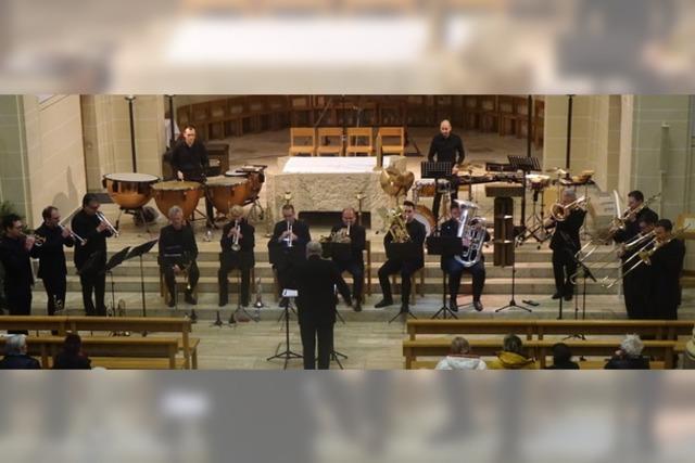 Das Blechblserensemble "Brasseria" vereint Musiker aus dem Dreilndereck