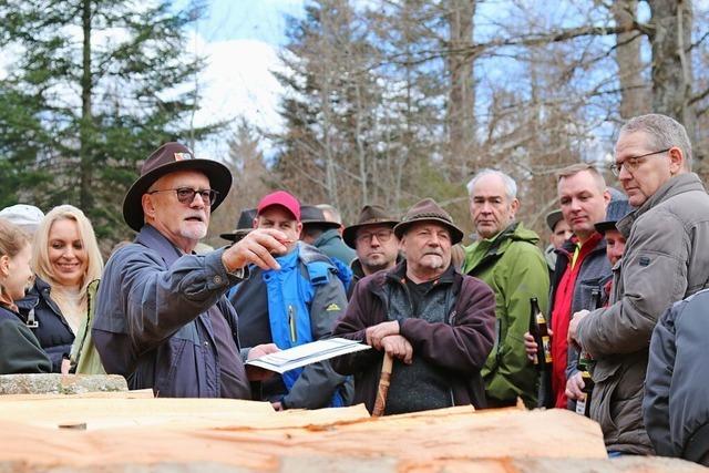 Die Hauinger Holzversteigerung ist so was ein Feiertag, bei dem in diesem Jahr nicht alles wie bisher verlief