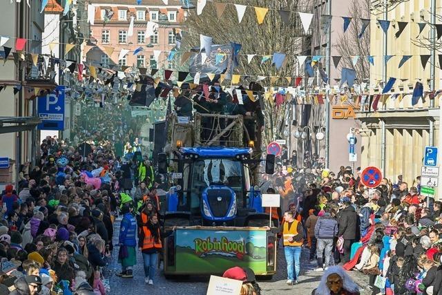 Die Narren ziehen frhlich durch Lahr - Umzug findet erst in zwei Jahren wieder statt